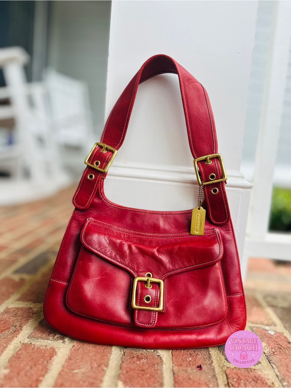 Coach legacy saddle bag